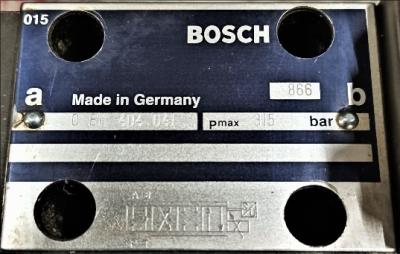 Top Valve Data Plate View Bosch-Rexroth 0 811 404 041 Hydraulic Valve with 0 811 404 182