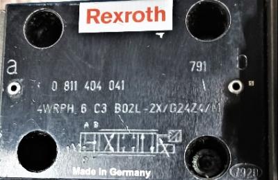 Top Valve Data Plate View Bosch-Rexroth 0 811 404 041 Hydraulic Valve with 0 811 404 182