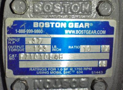 Boston Gear F710-10-B4-G Speed Reducer