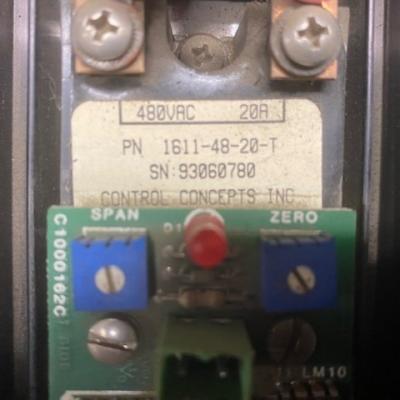 Control Concepts 1020-48-20-4/20MA SCR Power Controller