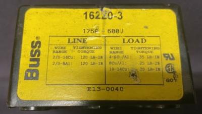 Cooper Bussmann 16220-3 Power Terminal Block – 24-Pack For Reliable Electrical Connections