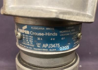 Cooper/Crouse-Hinds APJ3475 Plug with Cable Grip