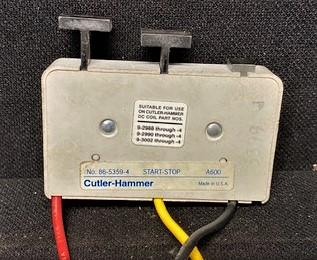Cutler Hammer 86-5359-4 3-Wire Start-Stop Selector Switch