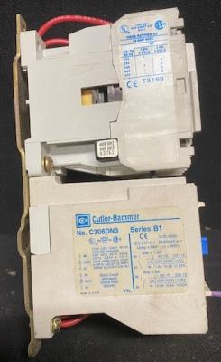 Cutler Hammer AN16BN0 Contactor with C306DN3 Overload Relay and C320KGS1 Auxiliary Contact