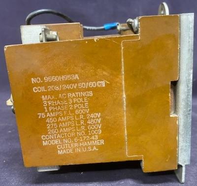 Cutler-Hammer 9560H953A Motor Starter Contactor