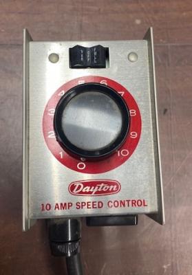 Dayton 10 Amp Speed Control