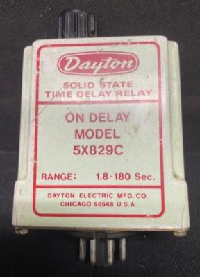 Dayton 5X829C Time Delay Relay