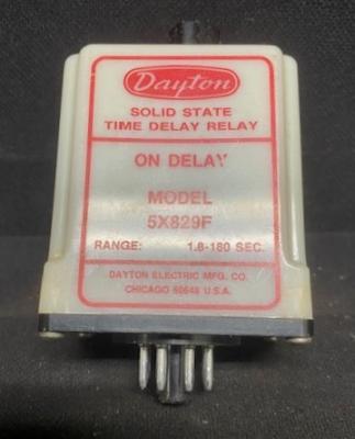 Dayton 5X829F 1.8-180 Seconds Time Delay Relay