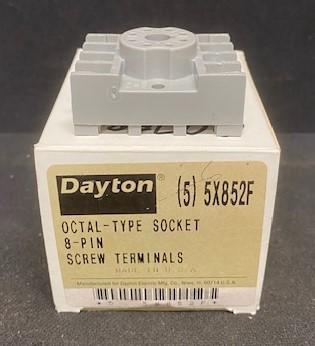 Dayton 5X852F 8-Pin Relay Socket