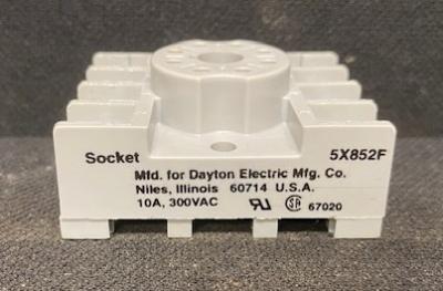 Dayton 5X852F 8-Pin Relay Socket