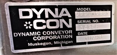Dyna-Con 08S1709B0 Incline Conveyor