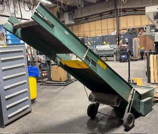 incline conveyor back side