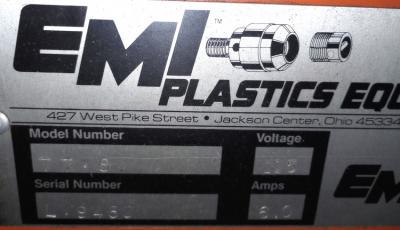 EMI TT-6 Rotary Accumulation Table data plate