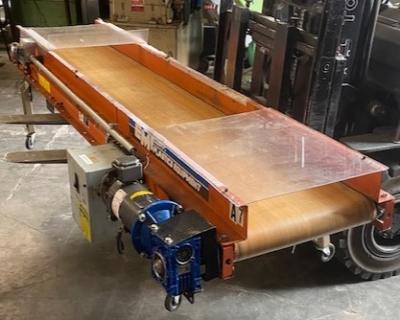 EMI Unknown Model 8ft Flat Parts Conveyor