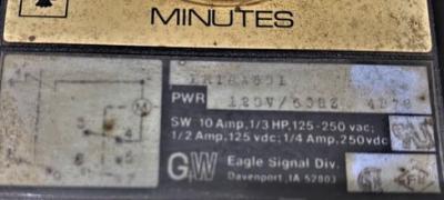 Eagle Signal BR18A601 0-10 Minute Timer