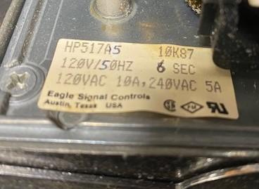 Eagle Signal HP517A5 0-6 Second Timer
