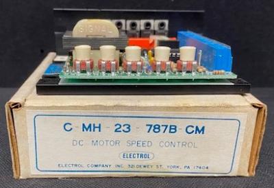 Electrol C-MH-23-787B-CM DC Motor Speed Control