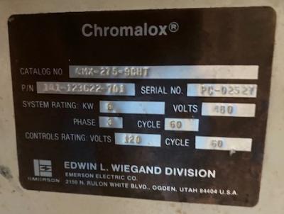 Emerson CMX-275-9CHT Chromalox Water Temperature Thermolator