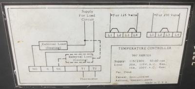 Fenwal 56105-2 Temperature Controller