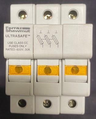 Ferraz Shawmut USCC3I Ultrasafe 30A Fuse Holder