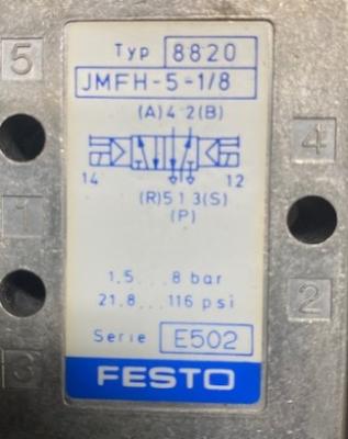 Festo 8820 JMFH-5-1/8 Pneumatic Valve