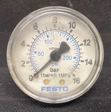 Festo MA-50-16-1/4 0-230 PSI Pressure Gauge