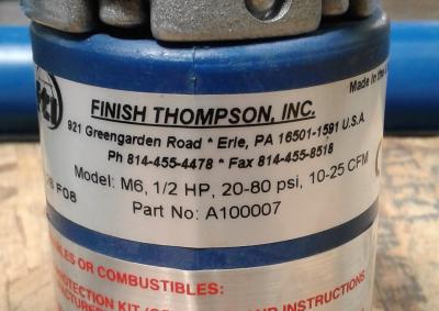 Finish Thompson M6 Drum Pump and Mixer