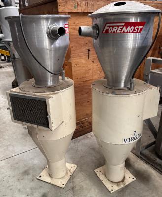 Foremost material receiver hoppers