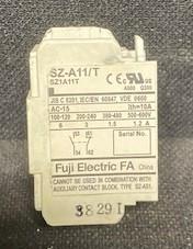 Fuji Electric SC-E02/G Electromechanical Contactor Relay with SZ-A11/T Auxiliary Contact