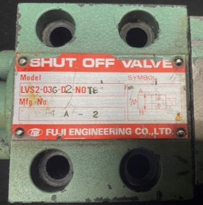 Fuji Engineering Co. LVS2-03G-D2-N0TB Shut Off Valve