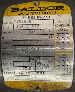 Gaylord dump station motor