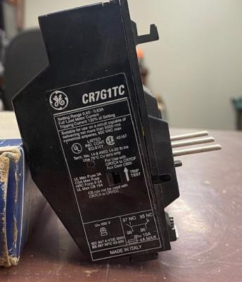 General Electric CR7G1TC Overload Relay