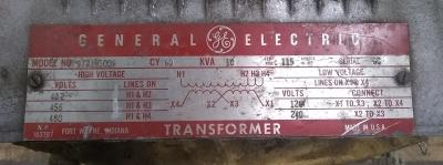 General Electric 9T21B1009 Transformer