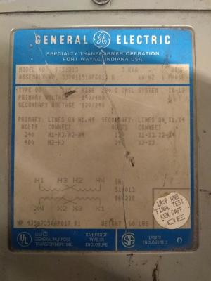 General Electric 9T51B13 Transformer
