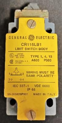 General Electric CR115LB1 Limit Switch Body