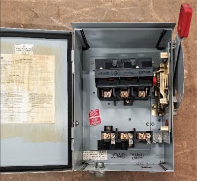 Open View General Electric TH3361JR Safety Switch