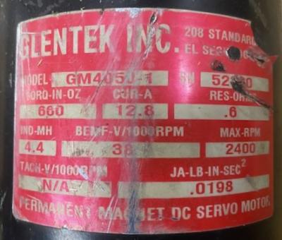 Glentex GM4050-1 DC Servo Motor