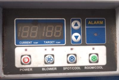 Global Industrial Portable Air Conditioner controls