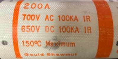 Gould-Shawmut A70P200-4 Amtrap Type-4 200 Amp Fuse