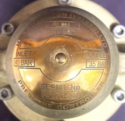 Hale Hamilton RL3M low- pressure dome- loaded regulator controller Data