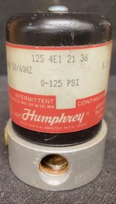 Humphrey 125-4E1-21-36 Solenoid Valve
