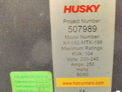 Husky X-f-192-MTX-188 Temperature Control