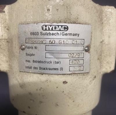 Hydac DFBH/HC-60-G10-C1.0 Pressure Filter