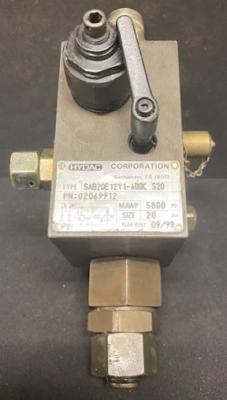 Hydac SAB20E12Y1-400C S20 Hydraulic Valve