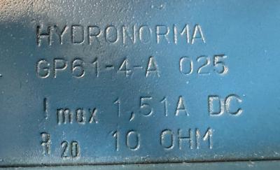 Hydraulic Valve info