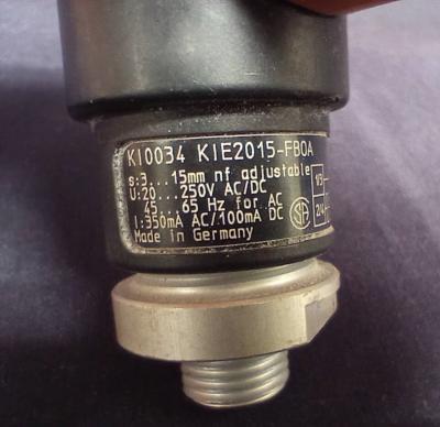 IFM Efector KIE2015-FBOA Prox Switch data