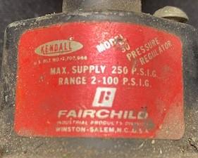 Kendall Fairchild Model 30 Pressure Regulator