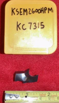 Kennametal KSEM2600HPM KC7315 Carbide Modular Drill