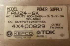 Kepco FAW24-6K Power Supply