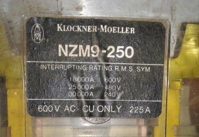 Klockner-Moeller NZM9-250 Circuit Breaker
